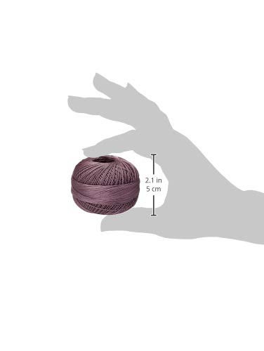 LIZBETH Handy Hands 210-Yard Lizbeth Cotton Thread  25gm  Medium Antique Violet - Image 3
